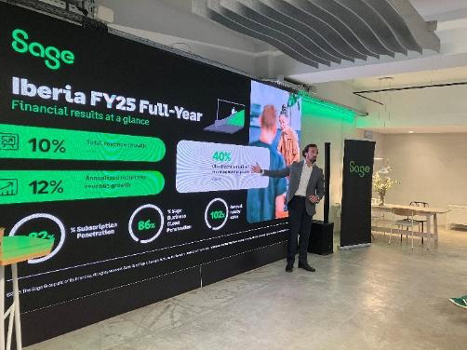Sage Iberia cierra su mejor año y entra en 2026 con Verifactu y su Centro de Excelencia de IA en el horizonte