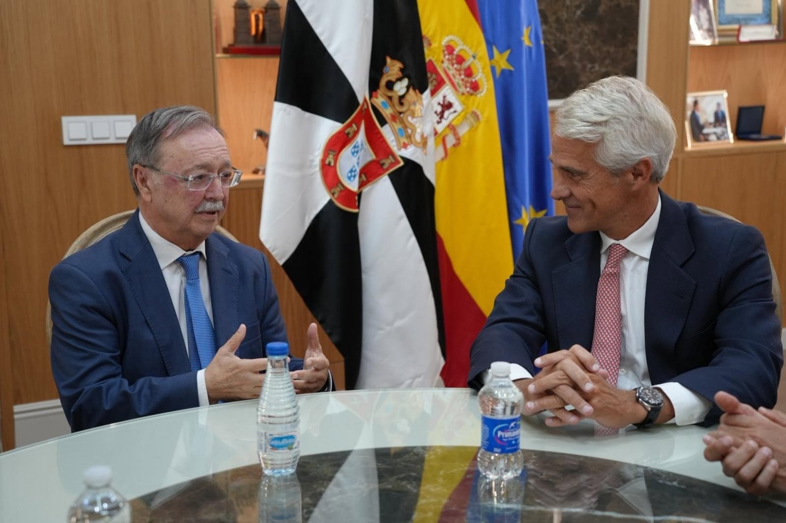 Borja Ochoa (Telefónica España) se reúne con el presidente de Ceuta, Juan Vivas, y apuesta por su conectividad