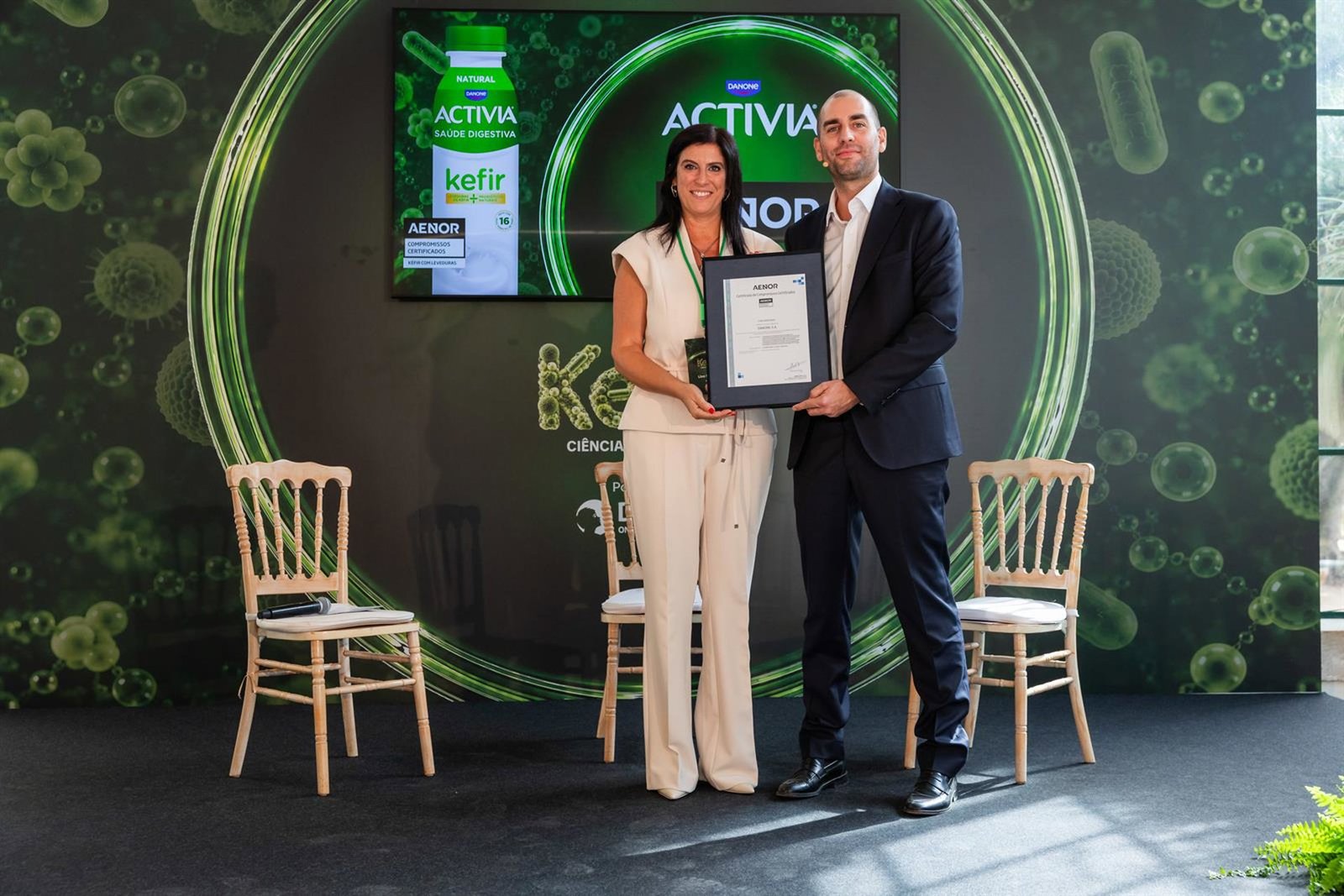 Empresas.- Kéfir Activia extiende a Portugal la certificación de Aenor para reforzar su compromiso con la autenticidad
